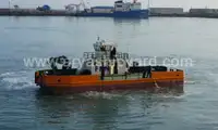 19 Meter Multicat type workboat 20t/m Twin Screw  Knuckle Boom Crane