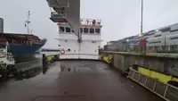 very low draft buoy laying offshore support vessel