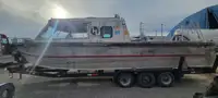 1974 31’6 x 8’5 Aluminum Work/Crew Boat & Trailer